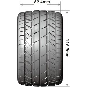 Louise Tires & Wheels MT-ROCKET 1/10 Soft (Removable 12, 14 & 17mm Hex) (2)