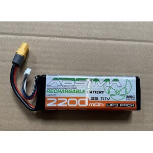 Absima LiPo Battery 11.1V/35C 2200mAh