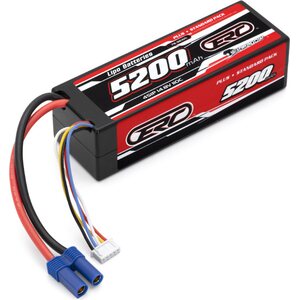 Sunpadow Sunpadow ERC Plus 5200mAh 14.8V 4S 110C LiPo-akku – Hardcase / EC5