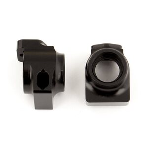 Team Associated 92099 B64 FT ALUMINUM REAR HUBS, BLACK