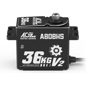 AGF A80BHS V2 80g High Torque 36KG 0.071Sec HV Steel Gear Programmable Brushless Digital Servo