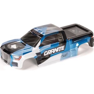 ARRMA RC GRANITE Clipless Painted Decaled Trimmed Body, Blue