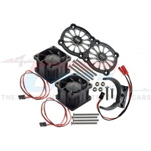 GPM ALUMINUM MOTOR HEATSINK WITH DUAL FANS GPM ARRMA Kraton