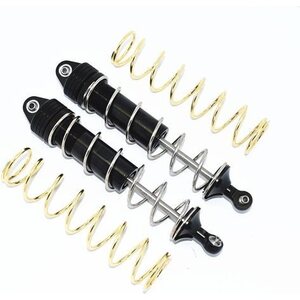 GPM ALUMINUM REAR THICKENED SPRING DAMPERS 187MM SET silver GPM ARRMA 1/5 KRATON 8S OUTCAST 8S