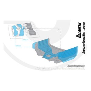 Cosmic Industries Balancer – Dual layer competition wing (lower fix points)
