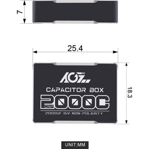 AGF CNP2000C Aluminum Case Non Polarity Low Impedance Capacitor Box