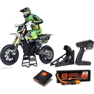 Losi Promoto-SM FXR Supermoto (akku ja laturi mukana, valkoinen)