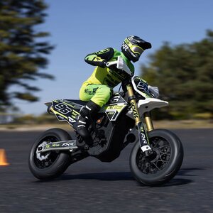 Losi Promoto-SM FXR Supermoto (akku ja laturi mukana, valkoinen)