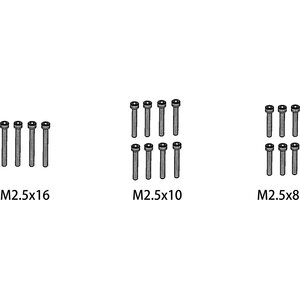 Absima Screw Set M2.5*8/M2.5*10/M2.5*16 1610167