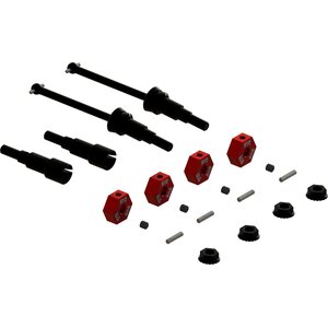 ARRMA RC Metal Axle & Wheel Hex Set B (4): GROM