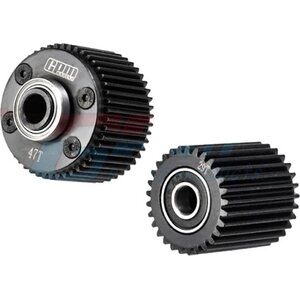 GPM 4140 Medium Carbon Steel Differential Case And Idler Gear set (47/29T/0.8m) For ARRMA Gorgon/Fury/Quake