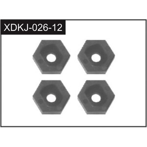 Absima Hex Wheel Hubs (4) J-026-12