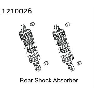 Absima Alu Rear Shocks - Buggy (2) 1210026