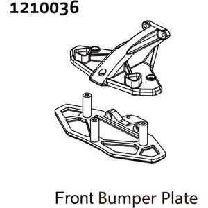 Absima Front Bumper Mounting Set 1210036