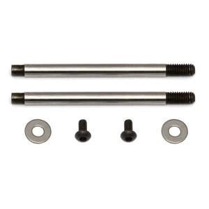 Team Associated 91616 3x21 SHOCK SHAFT V2, CHROME