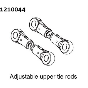 Absima Adjustable Tie Rods (2) 1210044