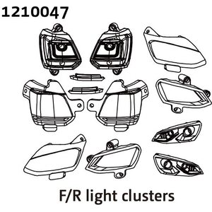 Absima F/R Light Set 1210047