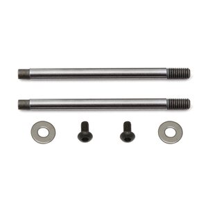 Team Associated 91618 3x23 SHOCK SHAFT V2, CHROME