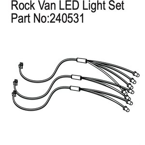 Absima LED Light Set for Rock Van HBP240531