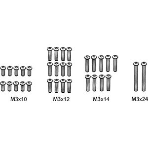 Absima Screw Set M3*10/M3*14/M3*24
