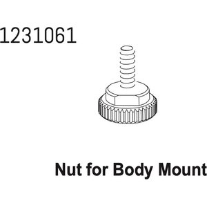 Absima Nut for Body Mount CR4.4