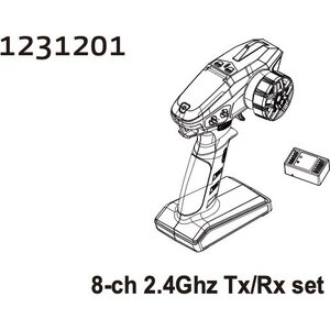 Absima 8-CH 2.4Ghz TX/RX Set CR4.4 PATROL
