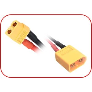 Absima Latausjohto XT60 - XT60 15cm