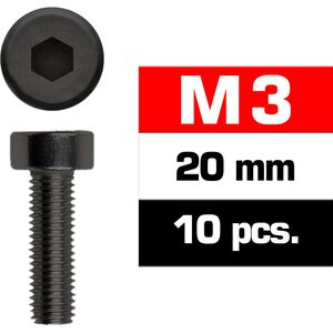 Ultimate Racing M3x20mm CAP HEAD SCREWS (10pcs.)