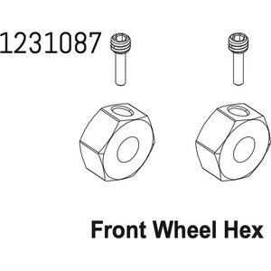 Absima Front Wheel Hex CR4.4 (2)