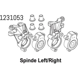 Absima Steering Knuckle (l/r) CR4.4