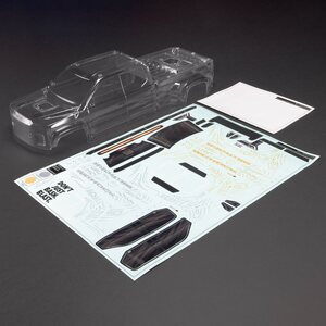 ARRMA RC BIG ROCK CREW 4X4 Cab Trimmed Body, Clear