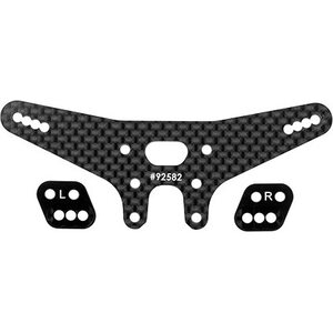 RC10B7.1 FT Gull Dropper And Rear Shock Tower Set, -2mm (92578)