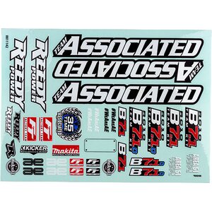 RC10B7.1 DECAL SHEET (92584)