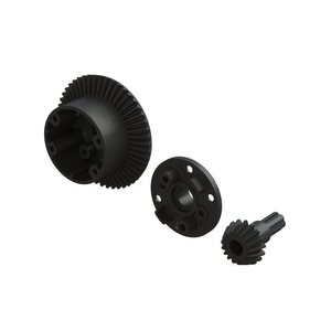 ARRMA RC AR310802 Diff Case, 49T Main Gear/17T Input Gear Set (ARAC4025)