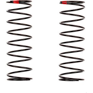 Team Associated 91957 13mm Rear Shock Springs, Red 2.4 Lb/In, L61, 9.25t, 1.2d