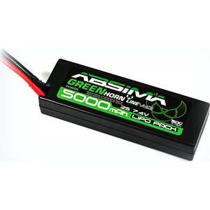 Absima Greenhorn V2 LiPo 7.4V-50C 5000 Hardcase (EC3) 4140009-EC3