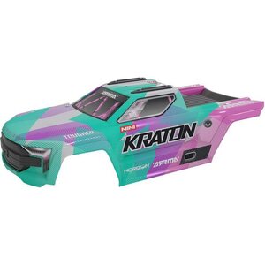 ARRMA RC Mini Kraton Body Teal/Pink