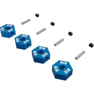 ARRMA RC 12mm Metal Wheel Hex Blue