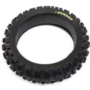 Losi Dunlop MX53 Rear Tire w/Foam, 60 Shore: PM-MX LOS46009