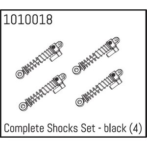 Absima Complete Shocks Set - black (4) (HBP240012-Bl)