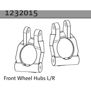 Absima Front Wheel Hubs L/R