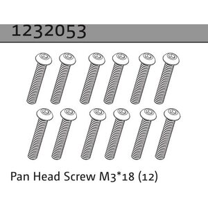 Absima Pan Head Screw M3*18 (10)
