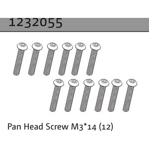 Absima Pan Head Screw M3*14 (18)