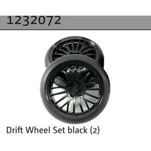 Absima Drift Wheel Set black (4)