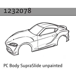 Absima PC Body SupraSlide unpainted