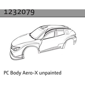 Absima PC Body Aero-X unpainted