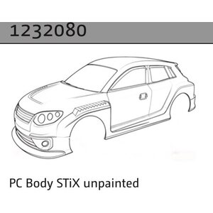 Absima PC Body STiX unpainted