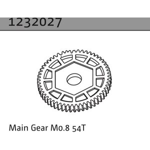 Absima Hauptzahnrad M0.8 54T