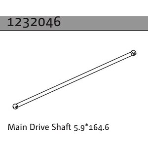 Absima Main Drive Shaft 5.9*164.6