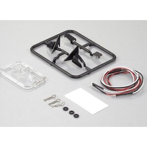 Killerbody 1/10 Wing Mirror w. LED Unit Set Type B